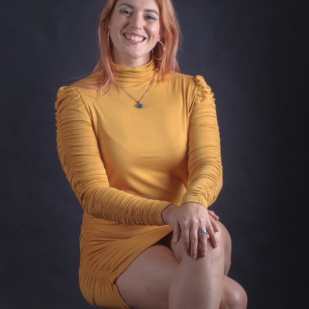 Lady Dutch Mustard Dress